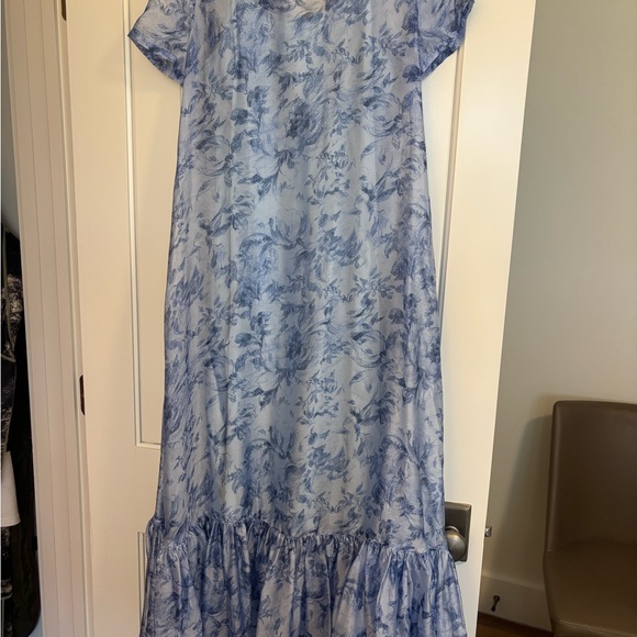 STAUD Blue Floral Maxi Dress - Picture 3 of 6